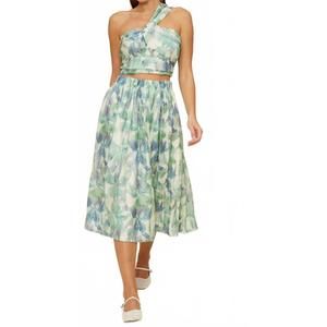 NEW LUCY PARIS amari midi skirt in multi